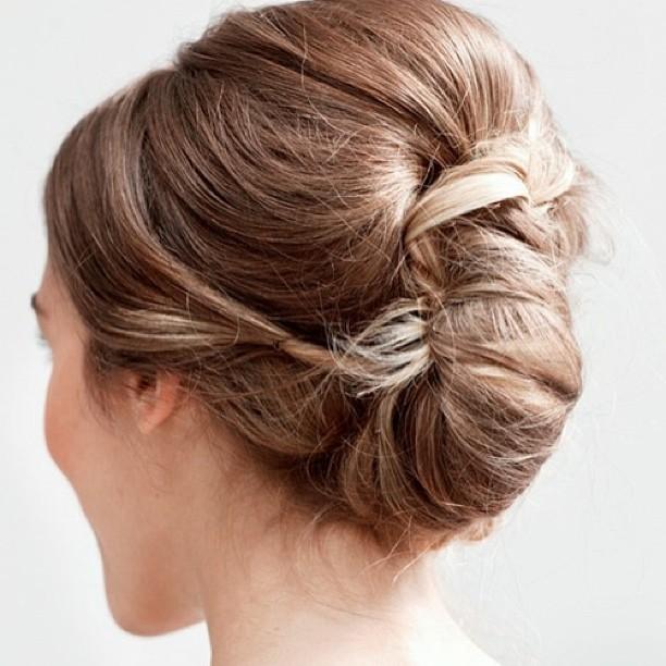 French twist updo Hairstyles How To