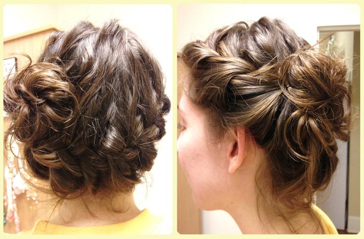 Messy Side Bun Braid Hairstyles How To