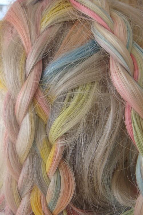 Cotton Candy Braids Hairstyles How To