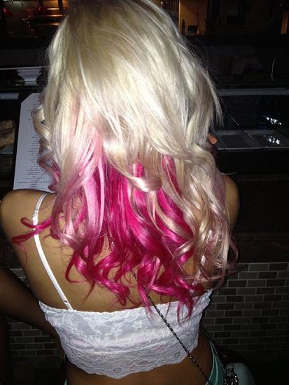 Pink Peek A Boo Hairstyles How To