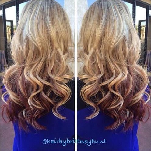 Blonde Hair With Red Underneath Find Your Perfect Hair Style