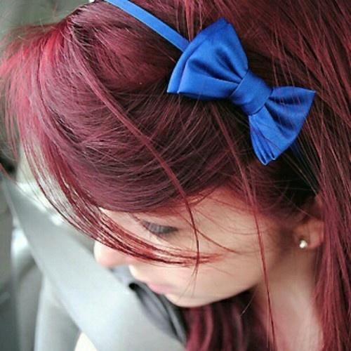 red hair ribbon