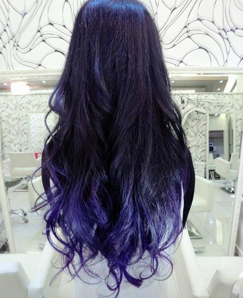Dark Purple Hairstyle Hairstyles How To