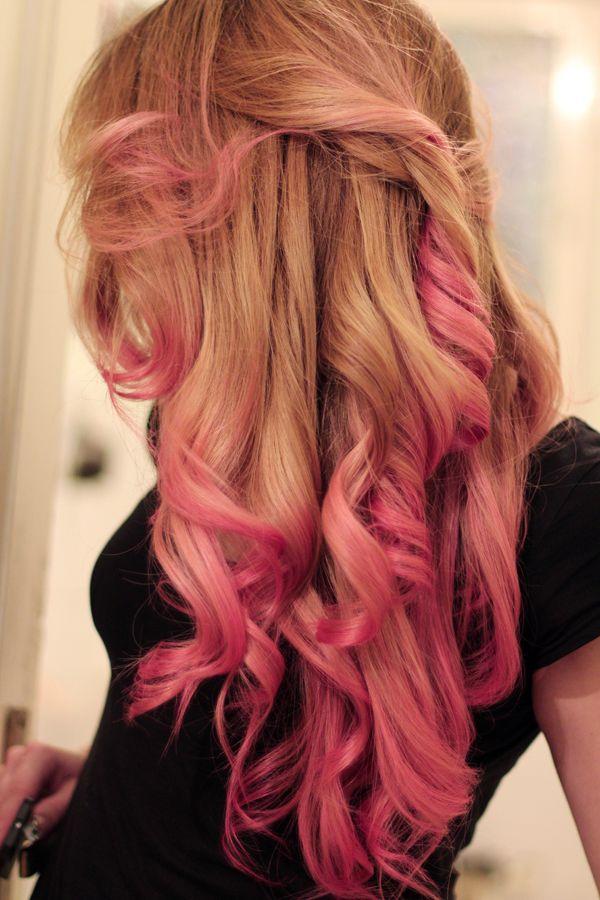 Diy Pink Ombre Hairstyles How To