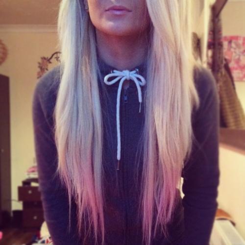 Pink Dip Dye Hairstyles How To