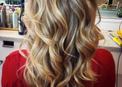 partial blonde highlights