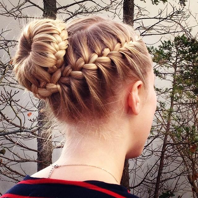 Braided Into Bun Hairstyles How To