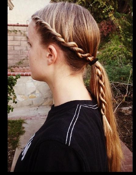 Double Twist Ponytail Hairstyles How To