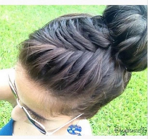 Braided Into Bun Hairstyles How To