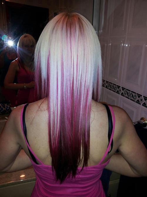 Pink Under Blonde Hairstyles How To