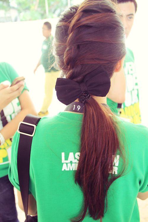 Long Hair Braid Bow Hairstyles How To
