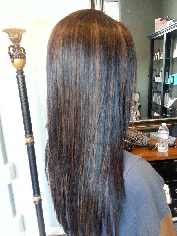 Dark Hair w/ Highlights | Hairstyles How To