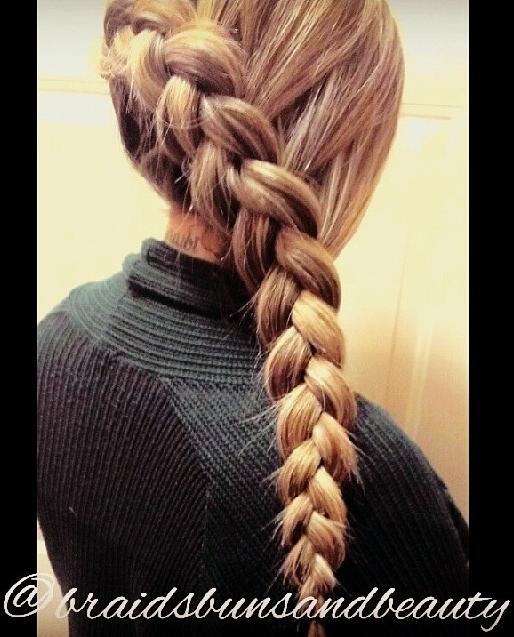 Pancaked French Braid Hairstyles How To