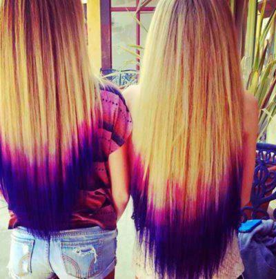 Pink Purple Ombre Hairstyles How To