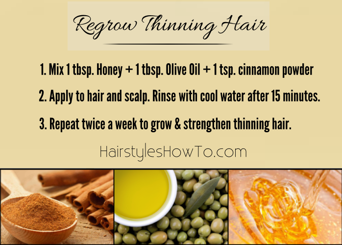 How To Regrow Thinning Hair Hairstyles How To