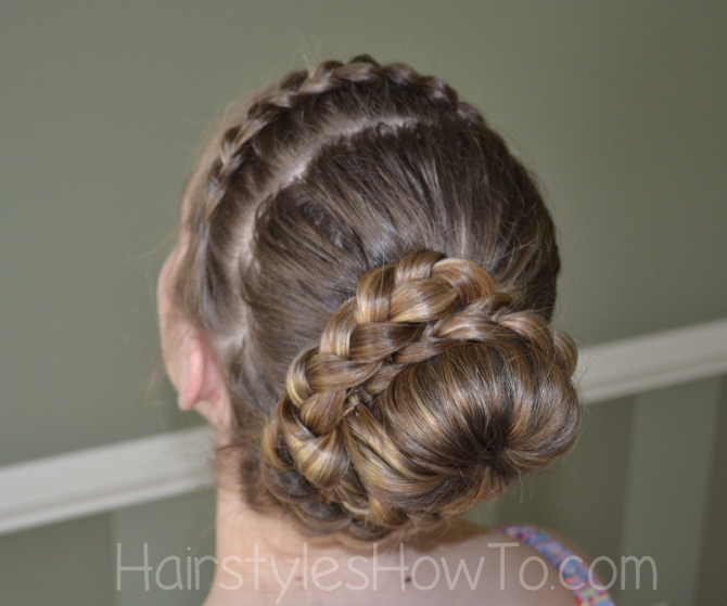 Starburst Swirl Princess Bun Tutorial Hairstyles How To