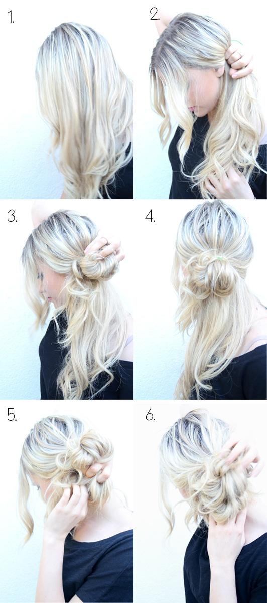 Side Messy Boho Bun Tutorial | Hairstyles How To