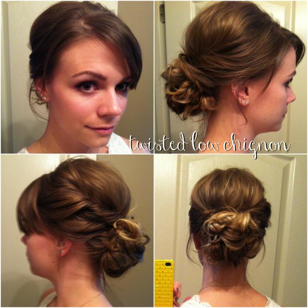 Twisted Low Chignon | Hairstyles How To