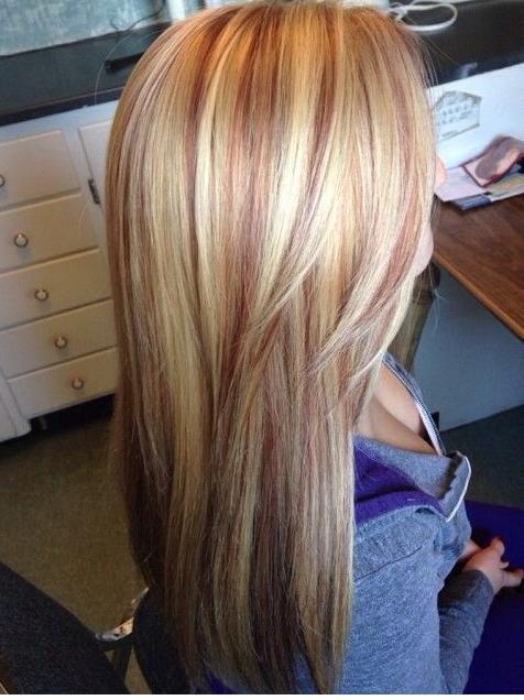 Strawberry Blonde With Highlights