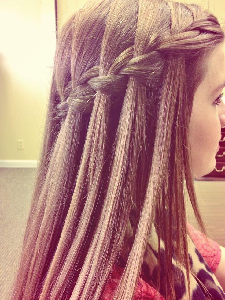 Waterfall Braid | Hairstyles How To