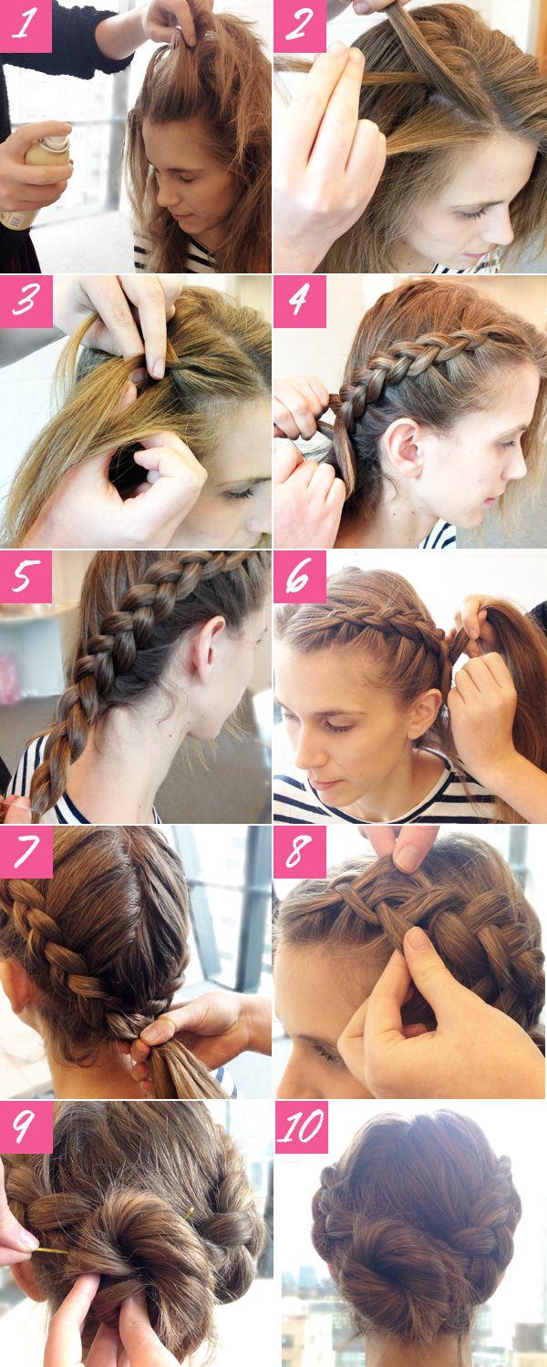 Double Braided Bun | Hairstyles How To